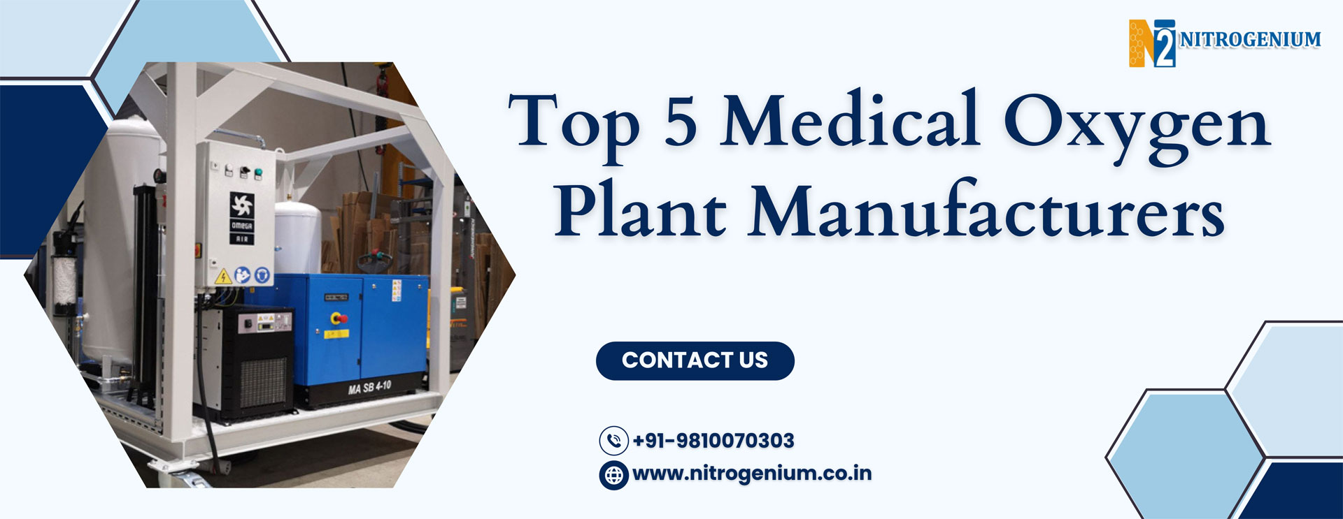 Top 5 Medical Oxygen Plant Manufacturers